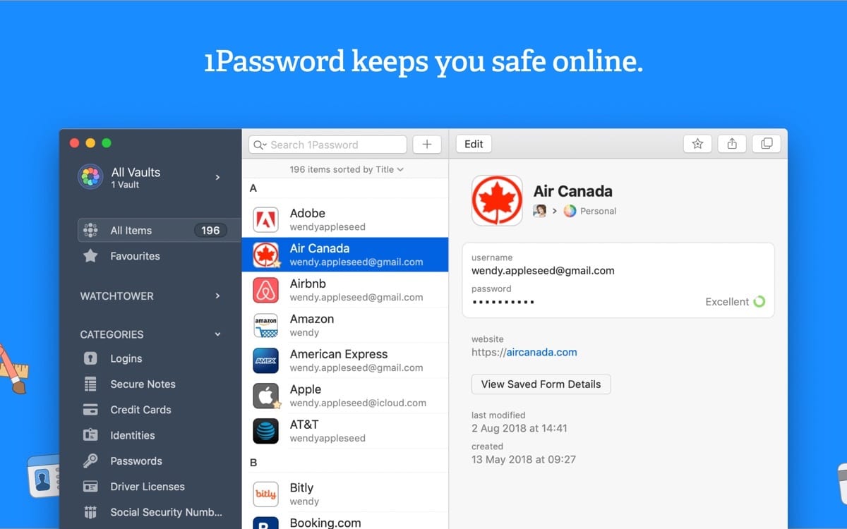 1Password screenshot 1 of 3