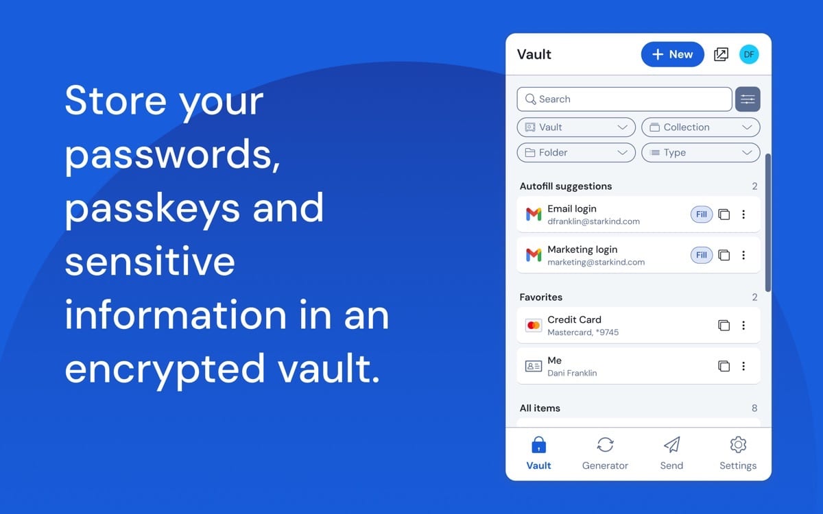 Bitwarden screenshot 1 of 3