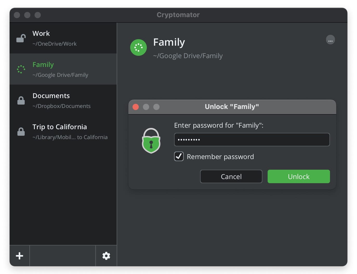 Cryptomator screenshot 2 of 3