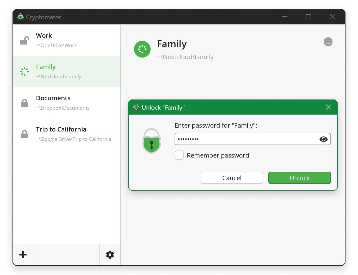Cryptomator screenshot 3 of 3