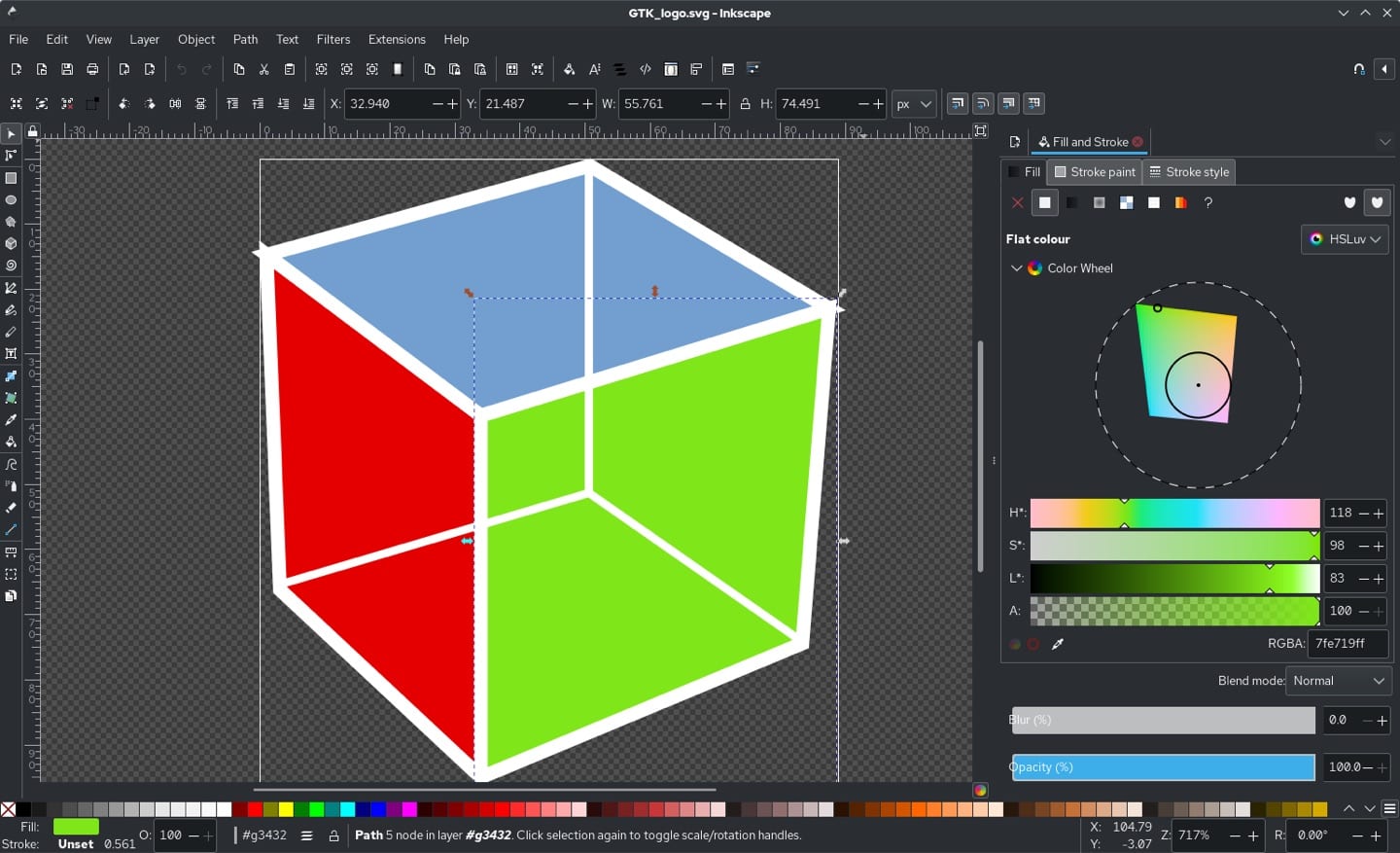 Inkscape screenshot 3 of 3