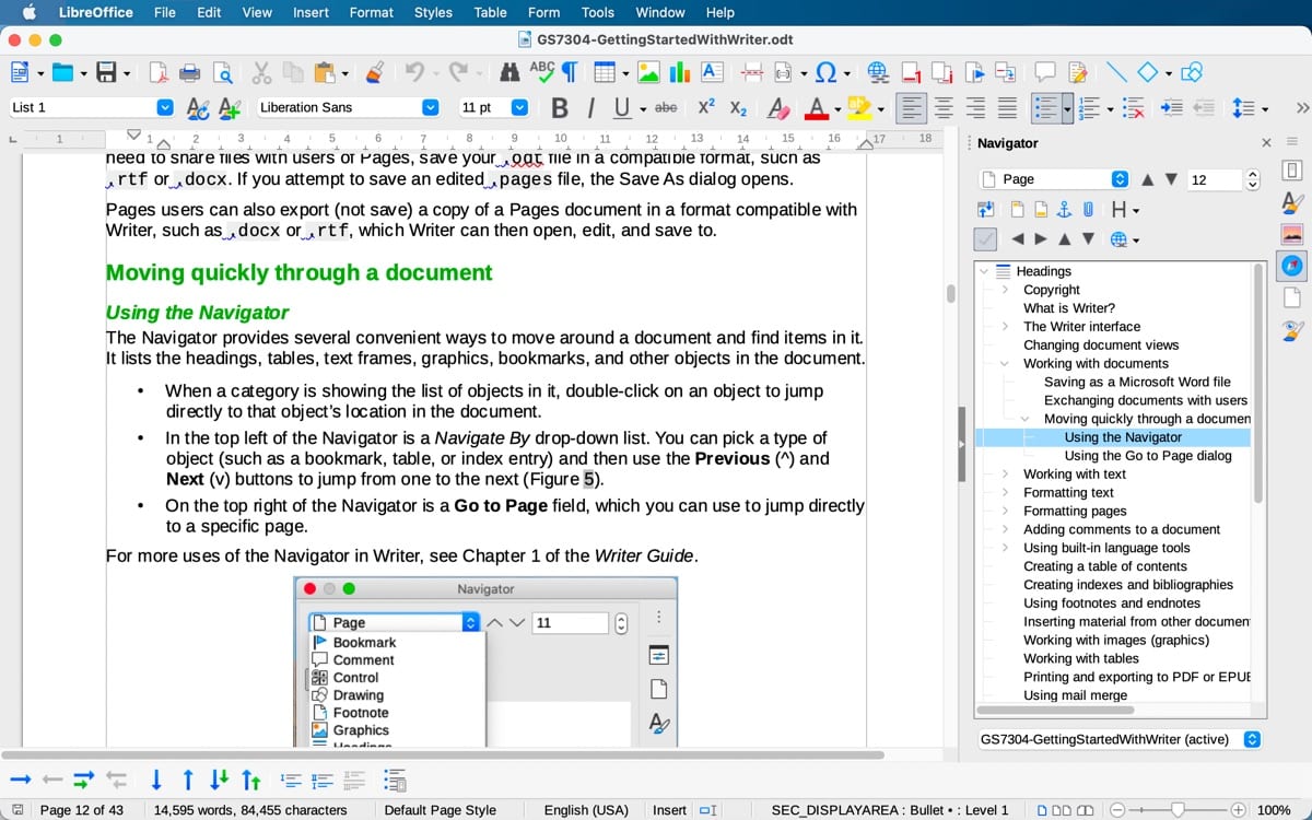 LibreOffice screenshot 1 of 3