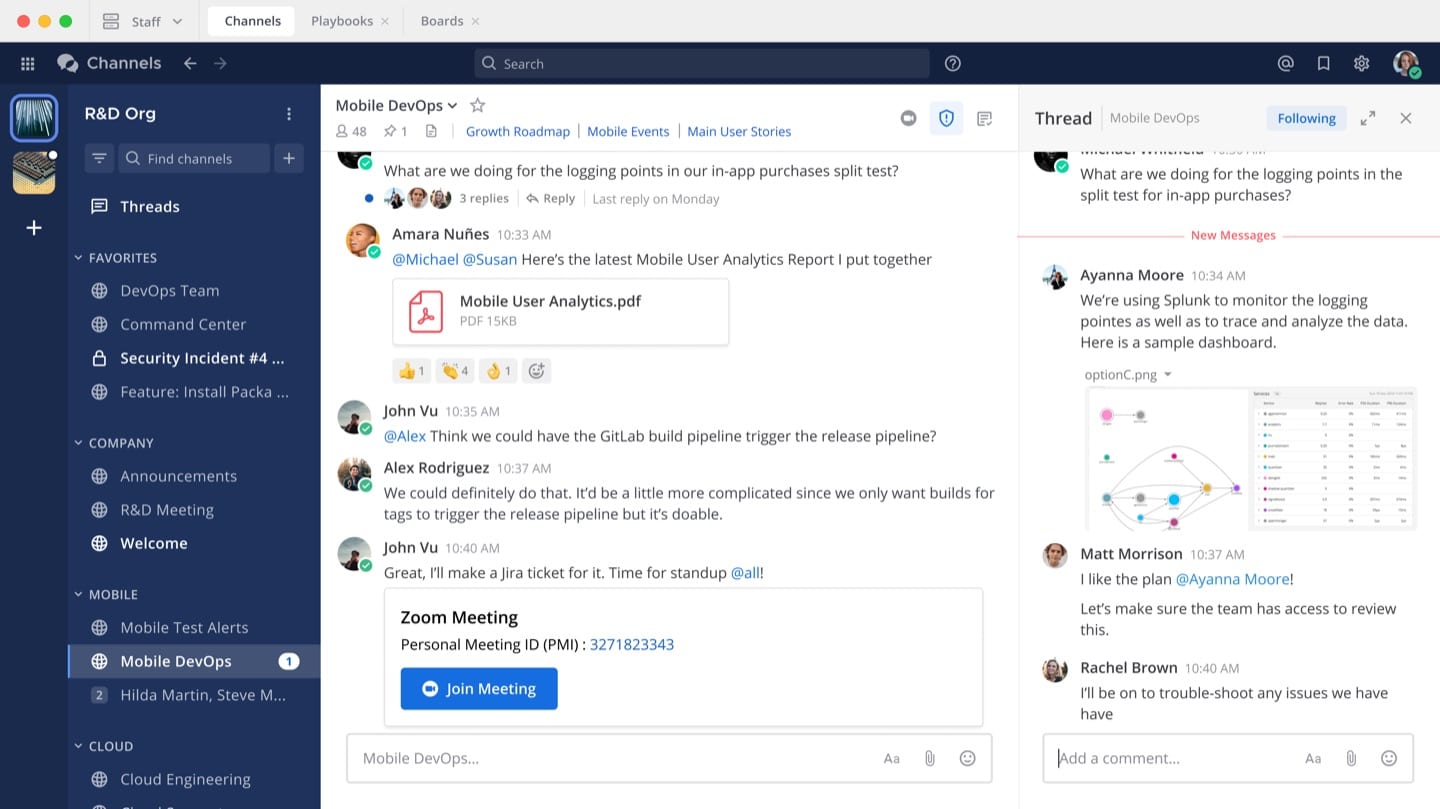 Mattermost screenshot 1 of 3