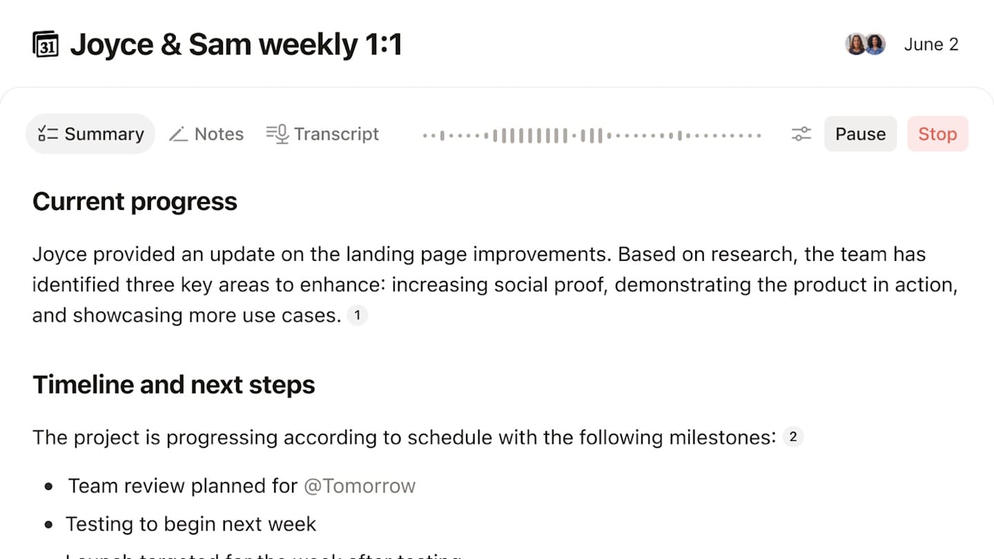 Notion screenshot 2 of 3