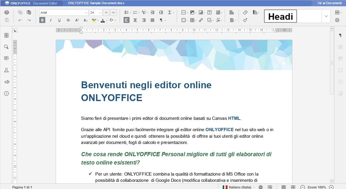 ONLYOFFICE screenshot 1 of 3