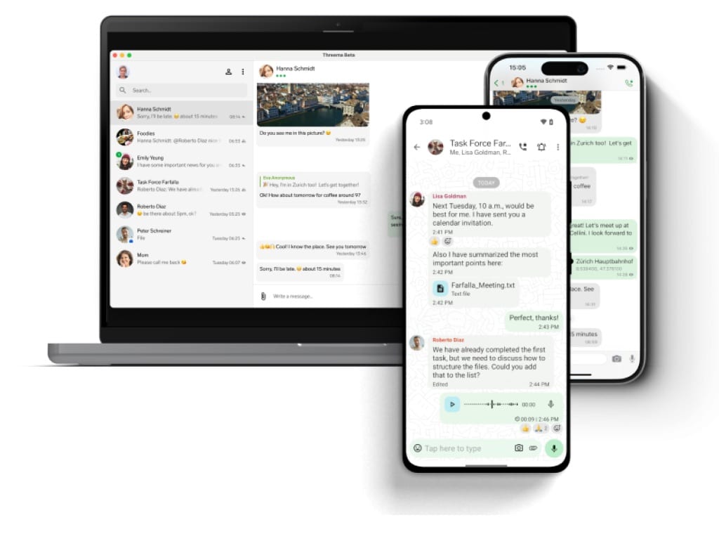 Threema screenshot 1 of 3