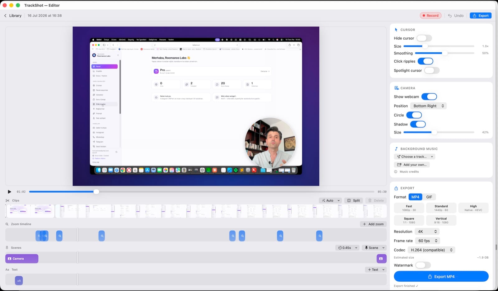 TrackShot screenshot 1 of 3